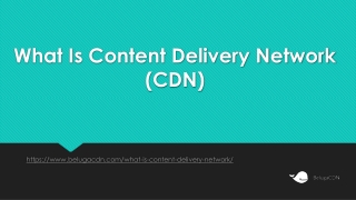 What is CDN (Content Delivery Network) | BelugaCDN