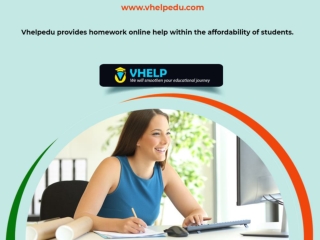 Vhelpedu provides homework online help within the affordability of students