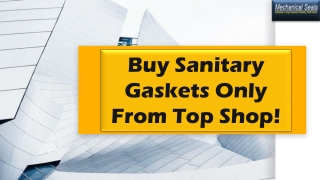 Buy Sanitary Gaskets Only From Top Shop!