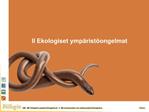 Ekologiset ymp rist ongelmat
