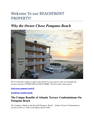 apartments for rent in pompano beach