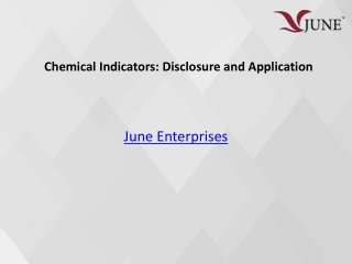 Chemical Indicators: Disclosure and Application