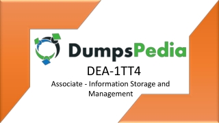 DEA-1TT4 Exam Questions Dumps