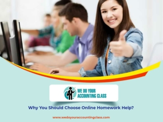 Why You Should Choose Online Homework Help?