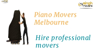 Piano Movers Melbourne