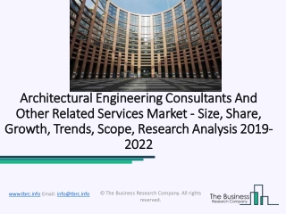 Architectural Engineering Consultants And Related Services Market Competitive Analysis