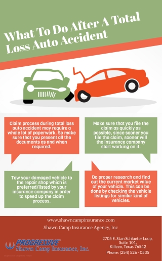 What To Do After A Total Loss Auto Accident