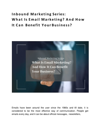 What Is Email Marketing? And How It Can Benefit Your Business?