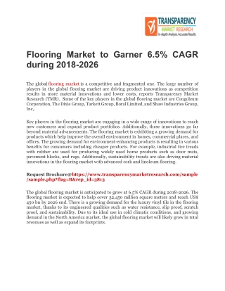 Flooring market to garner 6.5% cagr during 2018 2026