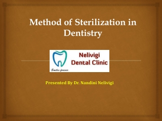 Method of Sterilization in Dentistry | Dental Clinic Near Me