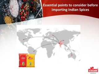 NRIs should know these things before importing Indian Spices