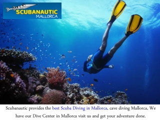 Scubanautic Provides The Best Cave Diving Service In Mallorca