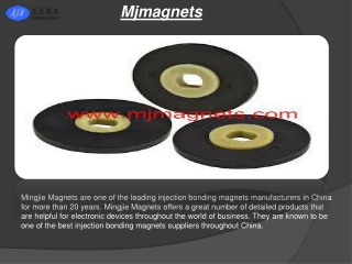 Bonded Magnets by Mingjie Magnets