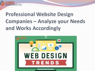 Analyze your Needs and Works Accordingly