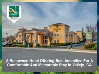 A Renowned Hotel Offering Best Amenities For A Comfortable And Memorable Stay In Vallejo, CA