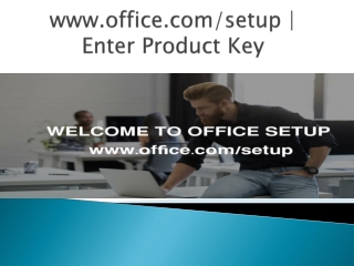 office.com/setup - Redeem Product Key and Download Office Setup