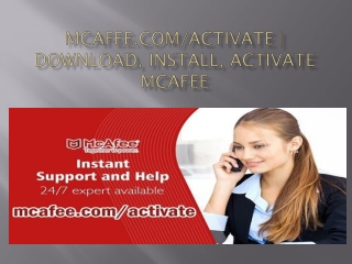 mcafee.com/activate - Download Mcafee Antivirus on your Device