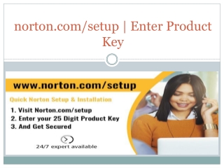 norton.com/setup |Activate Norton Setup