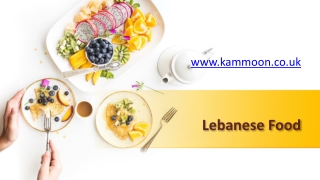 Lebanese Food - www.kammoon.co.uk