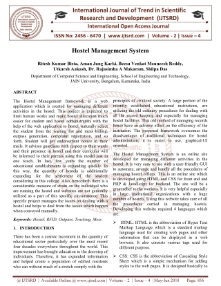 Hostel Management System