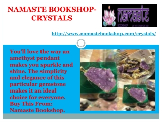 Namaste Bookshop-Crystals