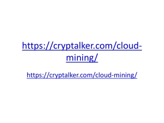 Best Trusted Cloud Mining Services – Review 2019 - Cryptalker