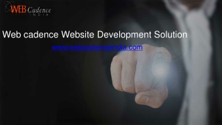 Webcadence best website designing company in India