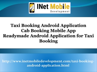 Cab Booking Mobile App