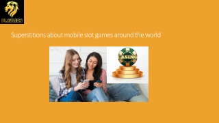 Superstitions about mobile slot games around the world