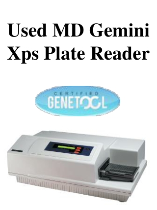 Used MD Gemini Xps Plate Reader