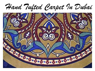 Hand Tufted Carpet In Dubai