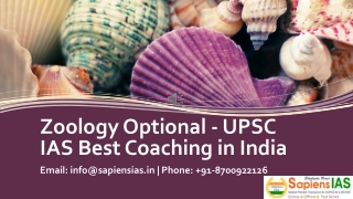 Zoology Optional - UPSC IAS Best Coaching in