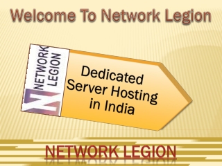 Dedicated Server Hosting in India