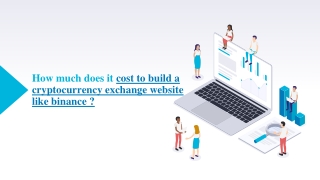 How much does it cost to build a cryptocurrency exchange like binance?