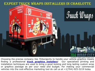 Expert Truck Wraps Installers in Charlotte