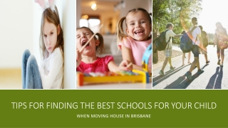 How to Find a New School When Moving House