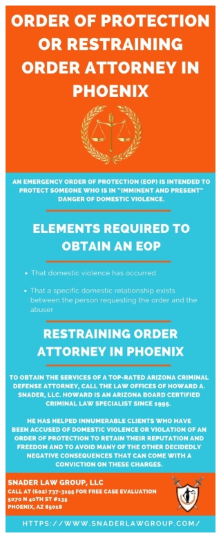 Order Of Protection Arizona | Restraining Order Attorney
