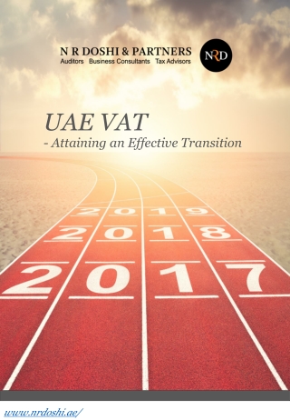 UAE VAT - Attaining an Effective Transition