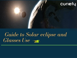 Guide to Solar eclipse  and Glasses Use (26th December 2019)