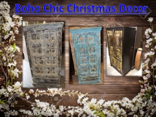 Boho Chic Christmas Decor