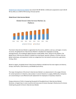 Global Drone’s Data Services Market