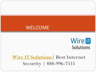 Wire IT Solutions - Internet Security Solutions - 8889967333