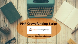 Readymade Open Source Crowdfunding Script