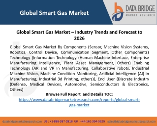 Global Smart Gas Market – Industry Trends and Forecast to 2026
