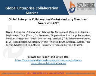 Global Enterprise Collaboration Market - Industry Trends and Forecast to 2026