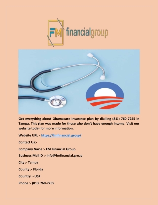 Obamacare Tampa - Fmfinancial.group