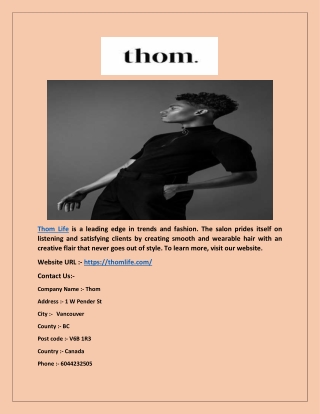 Thom Life - Thomlife.com