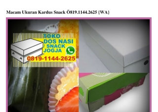 Macam Ukuran Kardus Snack Ô819_1144_2625[wa]