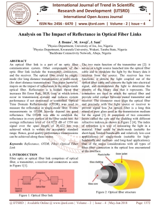 Analysis on The Impact of Reflectance in Optical Fiber Links