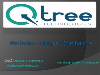 Best Web Design Training in Coimbatore | HTML Training in Coimbatore